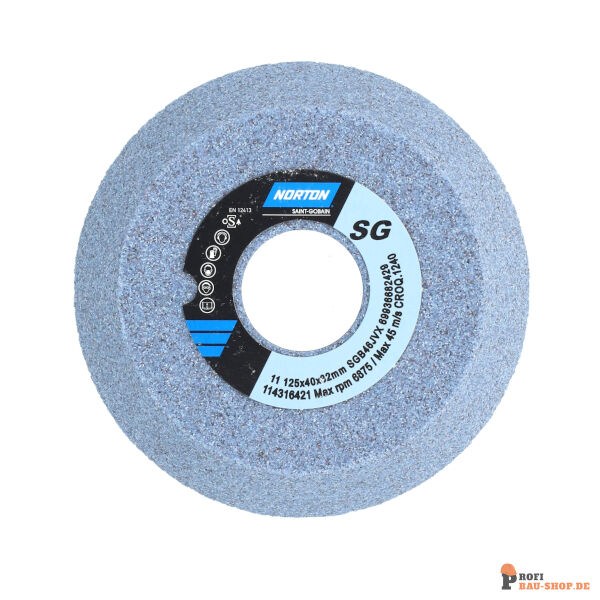 nortonschleifmittel/NORTON_schleifmittel_69936682429 11 Tapered _flaring_ cup Tool Room-Norton SGB-125x40x32_8_81x10-SGB46JVX_185777